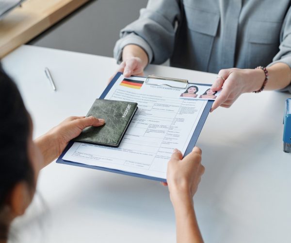 aplicación de visa