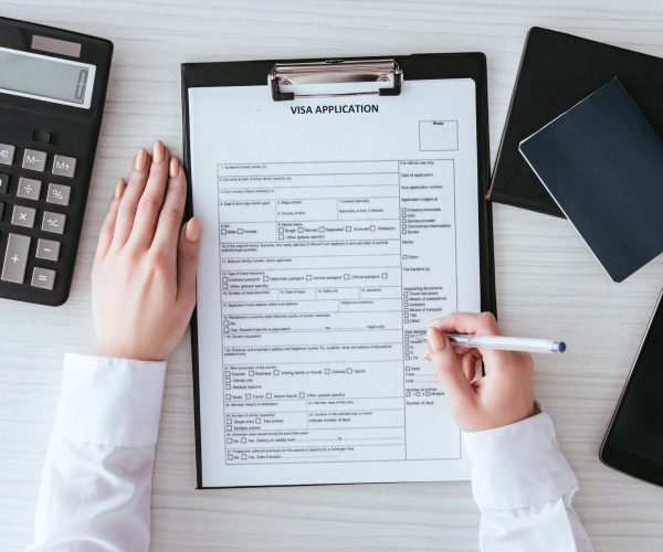 aplicación de visa